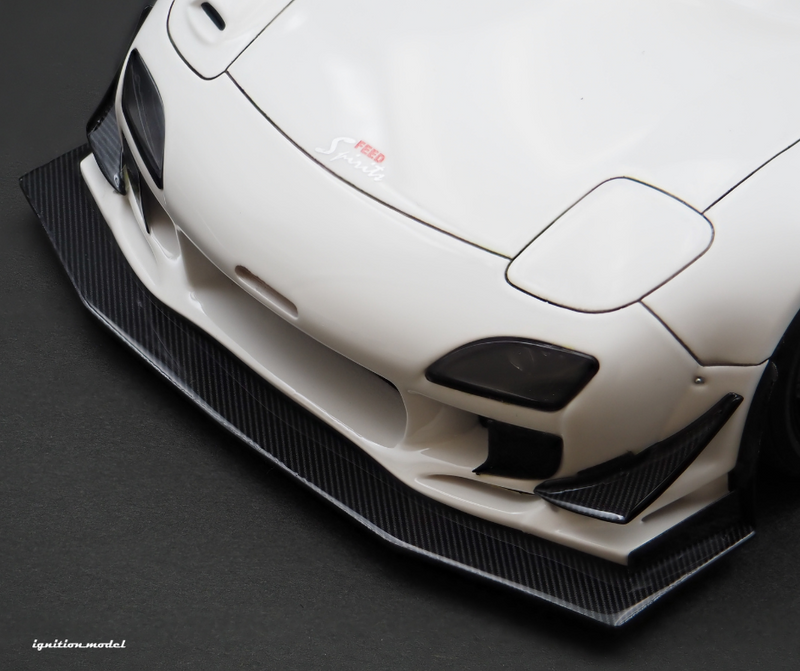 Ignition Model 1:18 Mazda RX-7 (FD3S) FEED Afflux GT3 in White