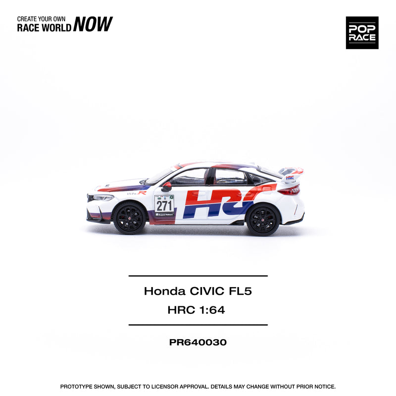 *PREORDER* Pop Race 1:64 Honda Civic Type-R (FL5) TCR - HRC