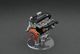 Ignition Model 1:18 Nissan Skyline GT-R (BNCR33) PANDEM in Silver with RB26DETT Engine Display