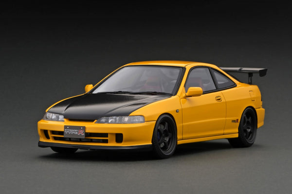 Ignition Model 1:18 Honda Integra (DC2) Type-R in Yellow with Black Accents