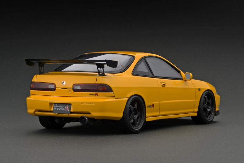 Ignition Model 1:18 Honda Integra (DC2) Type-R in Yellow with Black Accents