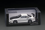 Ignition Model 1:18 Nissan Silvia (S14) VERTEX in Pearl White with SR20 Engine Display