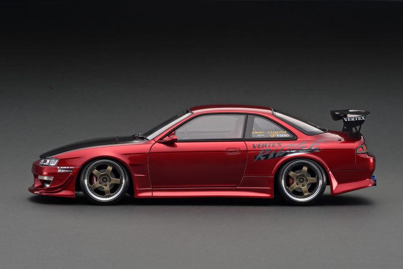 Ignition Model 1:18 Nissan Silvia (S14) VERTEX in Red Metallic