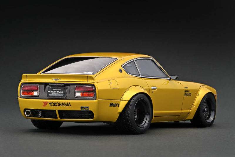 Ignition Model 1:18 Nissan Fairlady Z (S30) STAR ROAD in Yellow Metallic