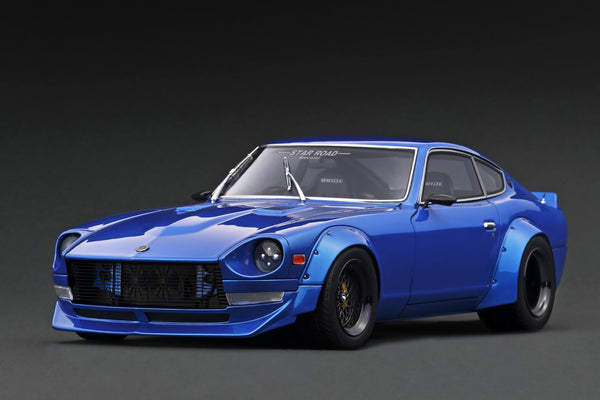 Ignition Model 1:18 Nissan Fairlady Z (S30) STAR ROAD in Blue Metallic