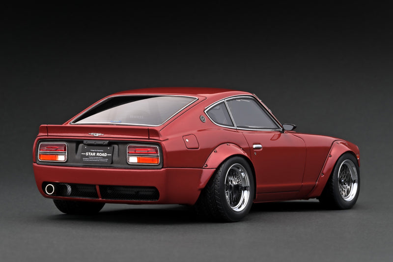 Ignition Model 1:18 Nissan Fairlady Z (S30) STAR ROAD in Red Metallic