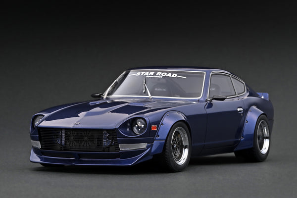 Ignition Model 1:18 Nissan Fairlady Z (S30) STAR ROAD in Blue Metallic