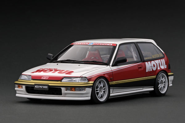 Ignition Model 1:18 Honda Civic (EF9) SiR in Red / Black