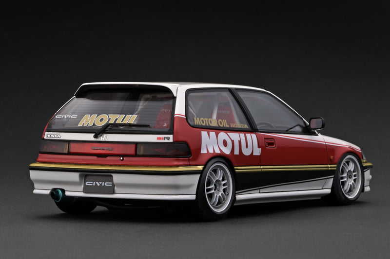 Ignition Model 1:18 Honda Civic (EF9) SiR in Red / Black