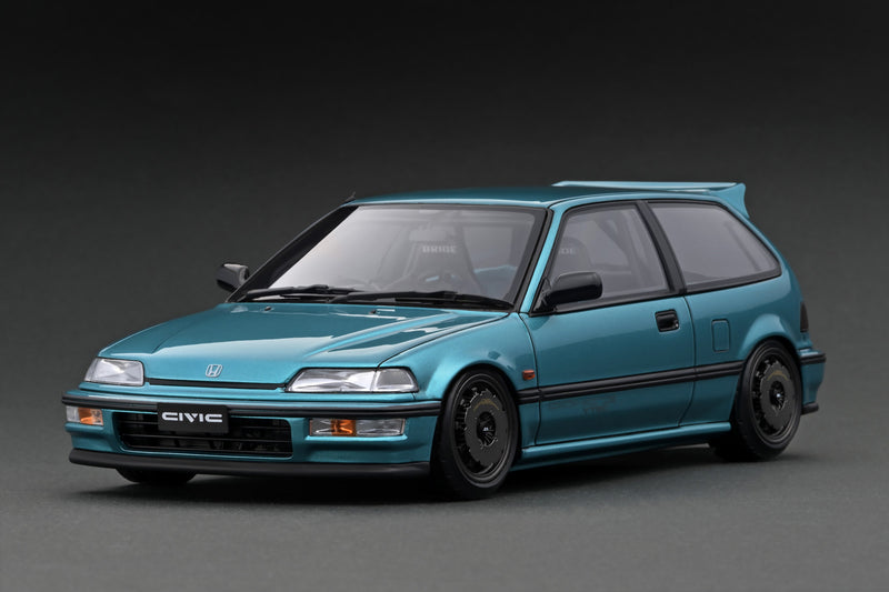 Ignition Model 1:18 Honda Civic (EF9) in Green Metallic