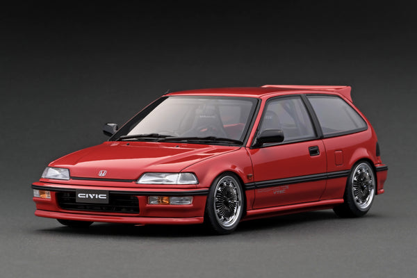 Ignition Model 1:18 Honda Civic (EF9) in Red