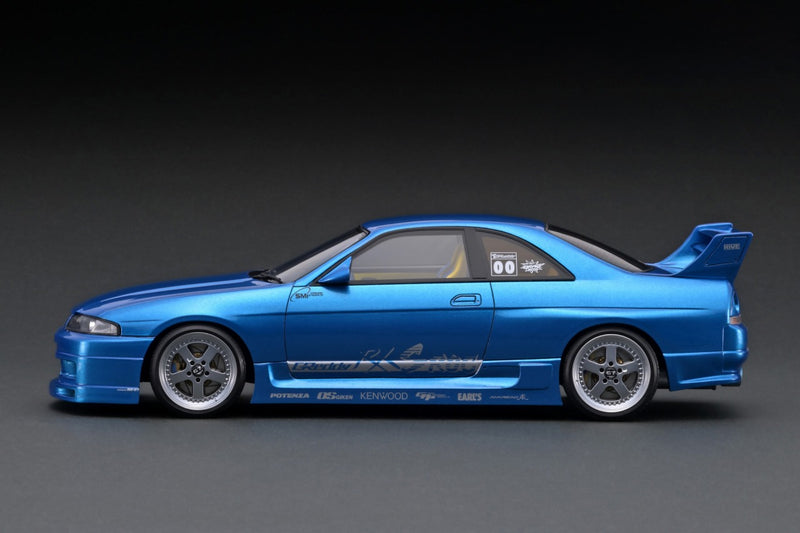 Ignition Model 1:18 Nissan Skyline (BNCR33) GT-R GReddy Version in Blue Metallic