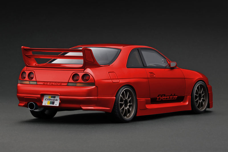 Ignition Model 1:18 Nissan Skyline (BNCR33) GT-R GReddy Version in Red Metallic