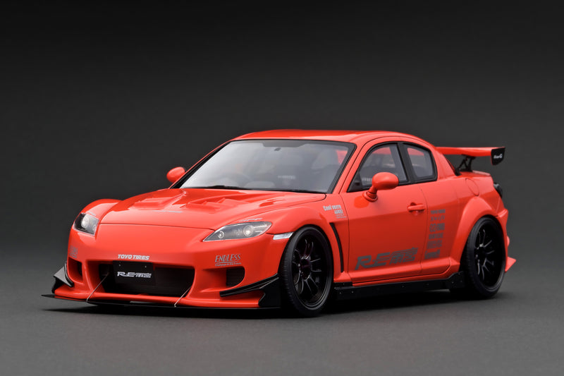 Ignition Model 1:18 Mazda RX-8 (SE3P) RE Amemiya in Orange