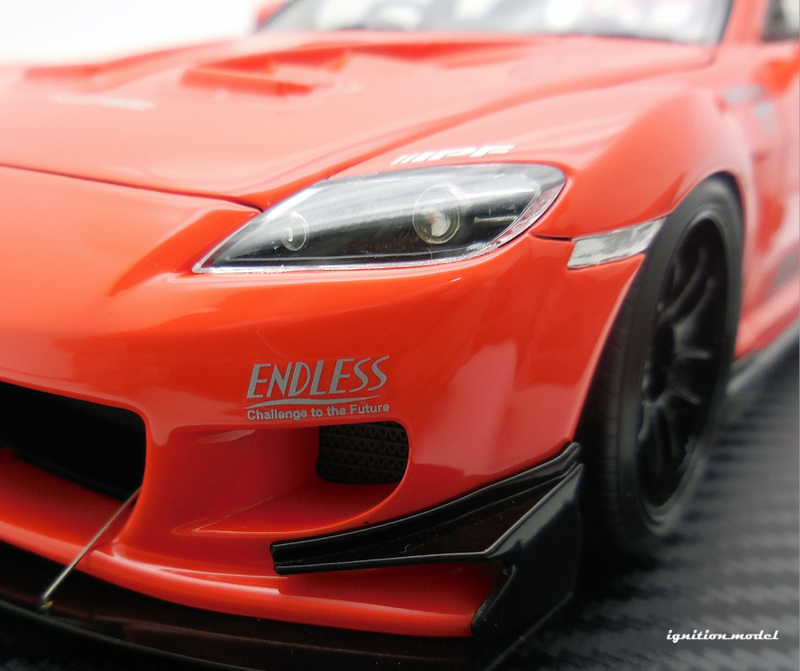 Ignition Model 1:18 Mazda RX-8 (SE3P) RE Amemiya in Orange