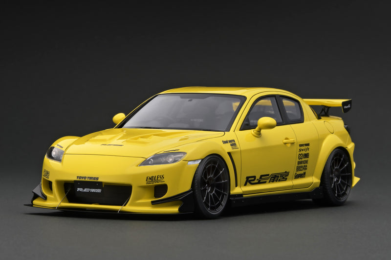 Ignition Model 1:18 Mazda RX-8 (SE3P) RE Amemiya in Yellow