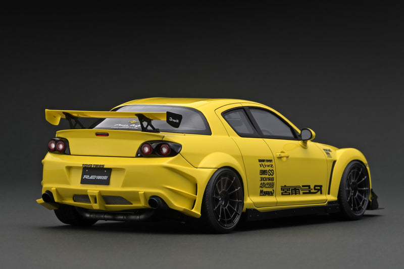 Ignition Model 1:18 Mazda RX-8 (SE3P) RE Amemiya in Yellow