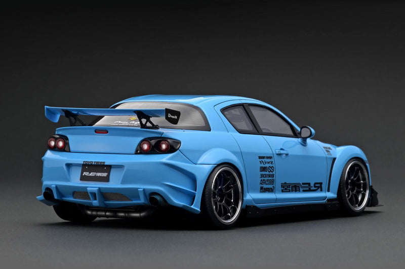 Ignition Model 1:18 Mazda RX-8 (SE3P) RE Amemiya in Light Blue