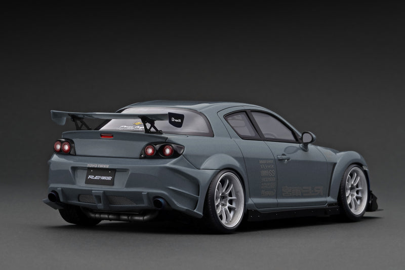 Ignition Model 1:18 Mazda RX-8 (SE3P) RE Amemiya in Matte Gun Metallic