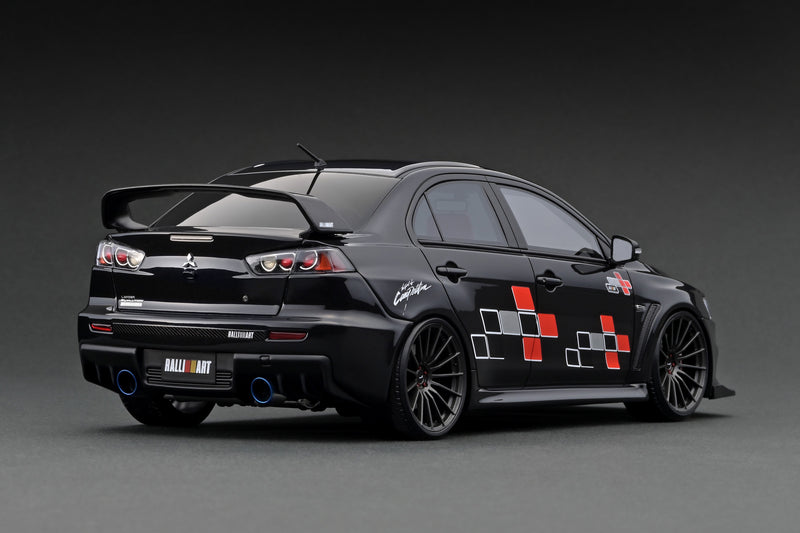 Ignition Model 1:18 Mitsubishi Lancer Evolution X (CZ4A) Black Metallic with Engine Display