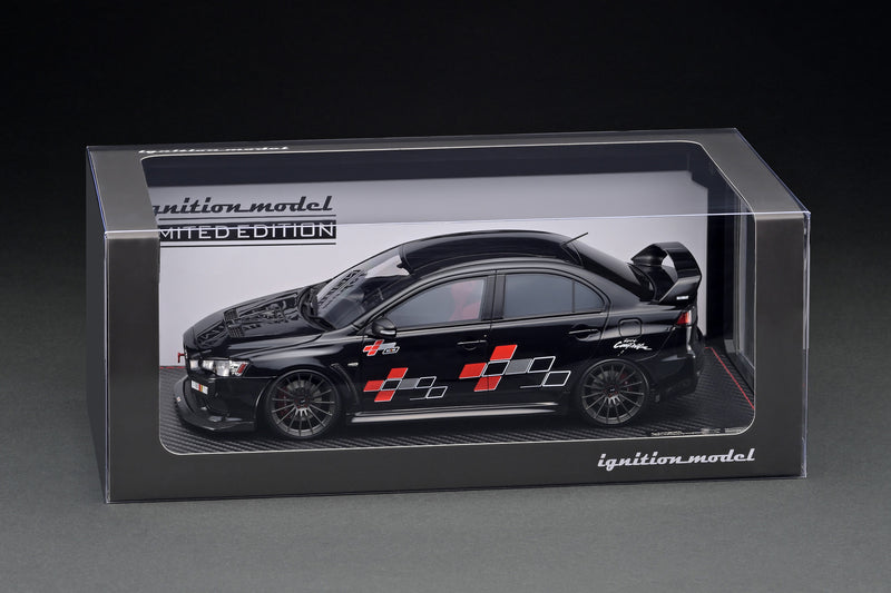 Ignition Model 1:18 Mitsubishi Lancer Evolution X (CZ4A) Black Metallic with Engine Display