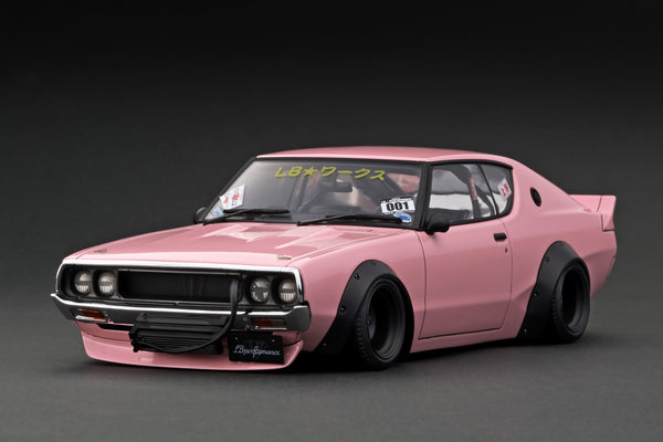 Ignition Model 1:18 Nissan Kenmeri 2DR LB-WORKS in Pink