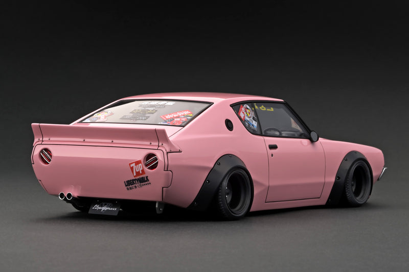 Ignition Model 1:18 Nissan Kenmeri 2DR LB-WORKS in Pink