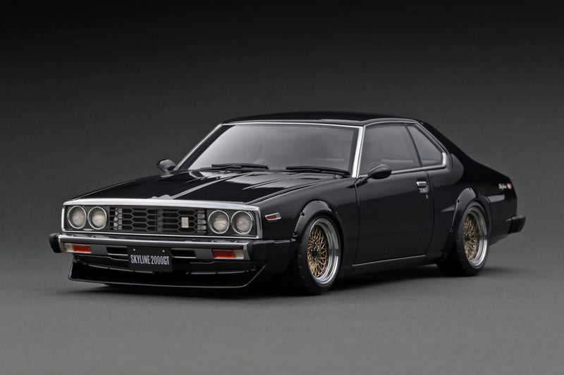 Ignition Model 1:18 Nissan Skyline 2000 GT-ES (C210) in Black