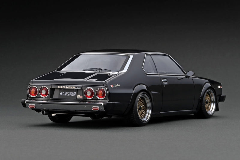 Ignition Model 1:18 Nissan Skyline 2000 GT-ES (C210) in Black