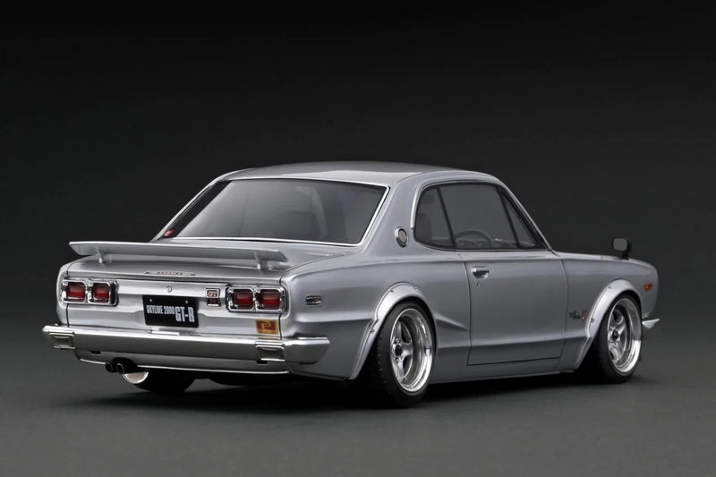 Ignition Model 1:18 Nissan Skyline 2000 GT-R (KPGC10) in Silver