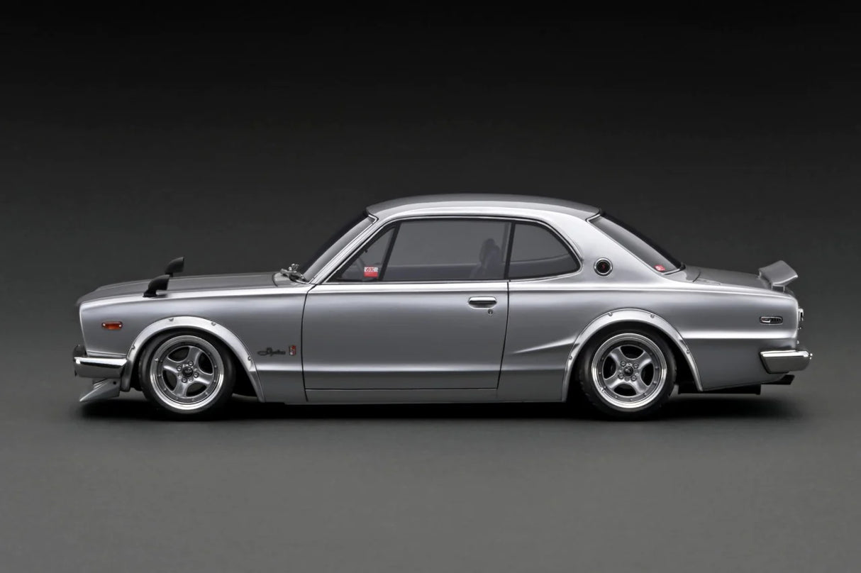 Ignition Model 1:18 Nissan Skyline 2000 GT-R (KPGC10) in Silver