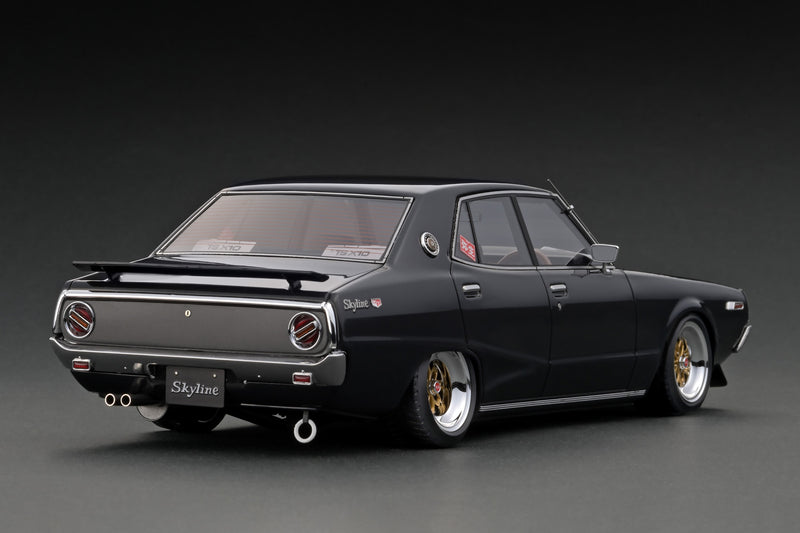 Ignition Model 1:18 Nissan Skyline 2000 GT-X (GC110) in Black Metallic