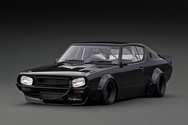 Ignition Model 1:18 Nissan Kenmeri 2DR LB-WORKS in Black