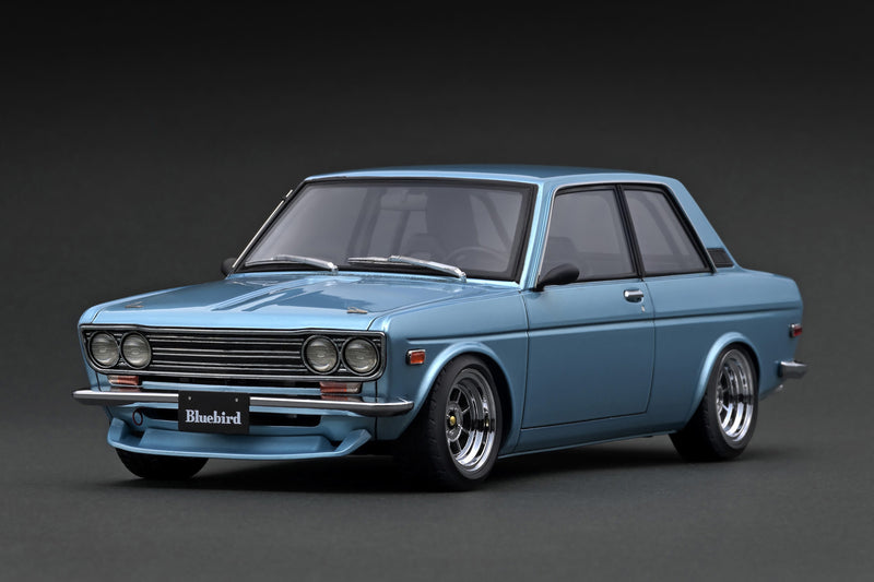 *PREORDER* Ignition Model 1:18 Datsun Bluebird (510) in Light Blue Metallic