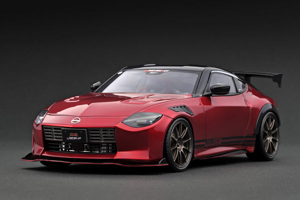 *PREORDER* Ignition Model 1:18 Nissan Z Fairlady (RZ34)TOP SECRET in Red Metallic