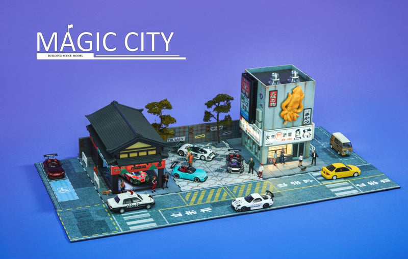 Magic City 1:64 Mazda Showroom & Japanese Squid Yaki Shop