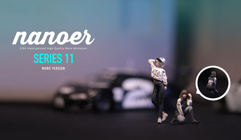 Nanoer - 1/64 Series 11 Figure Set MONO Version