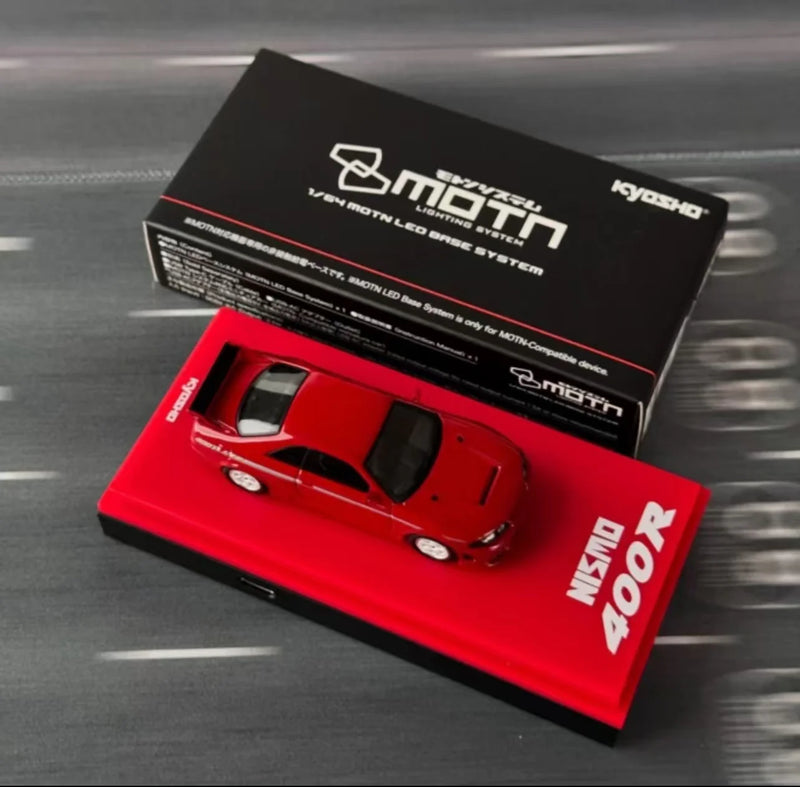 Kyosho 1:64 Nissan Nismo 400R Tokyo Auto Salon KL Edition in Red (MOTN LED Base Compatible) ONE PER CUSTOMER PER ORDER