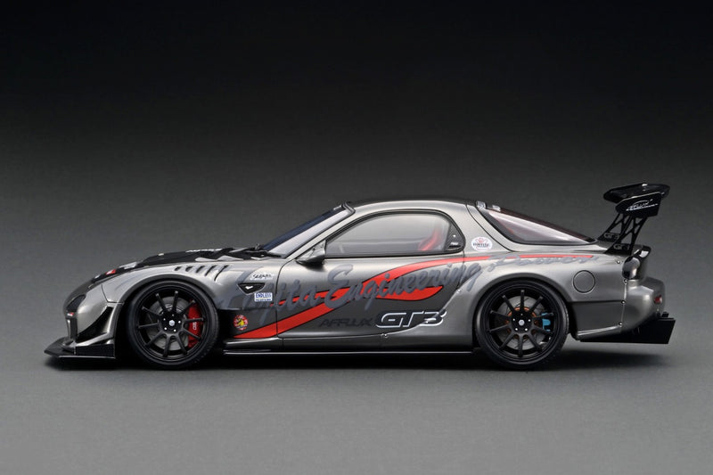 Ignition Model 1:18 Mazda RX-7 (FD3S) FEED Afflux GT3 in Gun Metallic