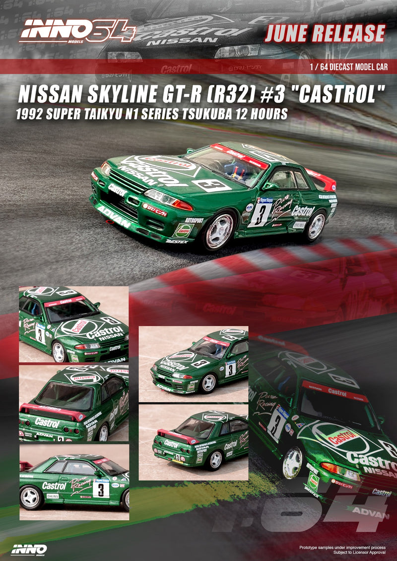 INNO64 1:64 Nissan Skyline GT-R (R32)