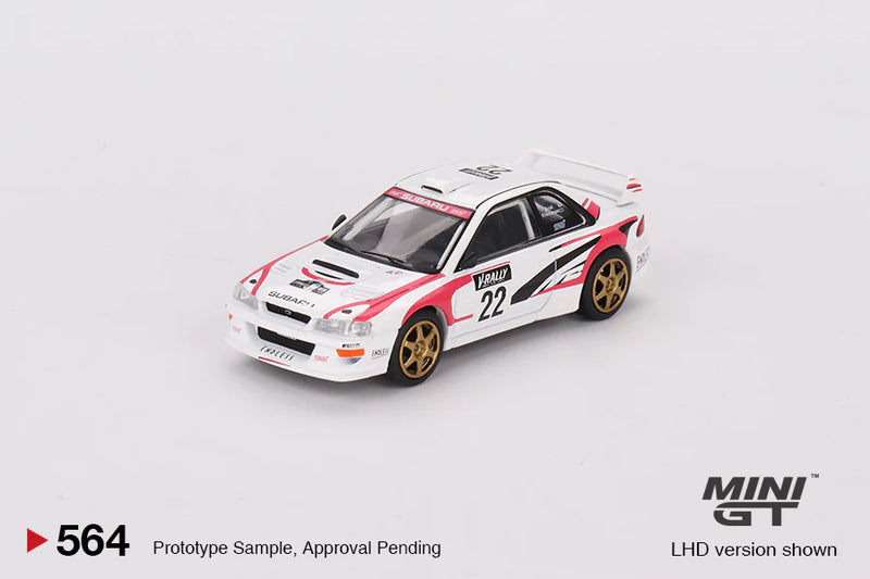 MINIGT 1:64 Subaru Impreza WRC98 1999 Rally Tour de Corse