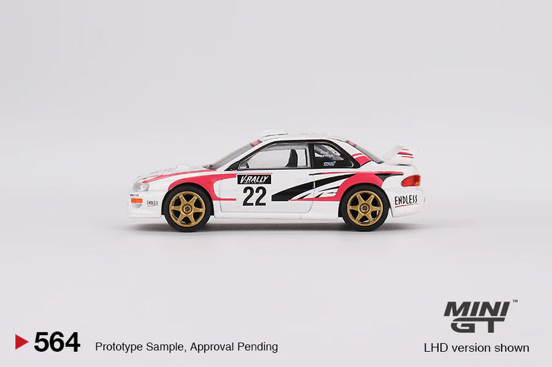 MINIGT 1:64 Subaru Impreza WRC98 1999 Rally Tour de Corse