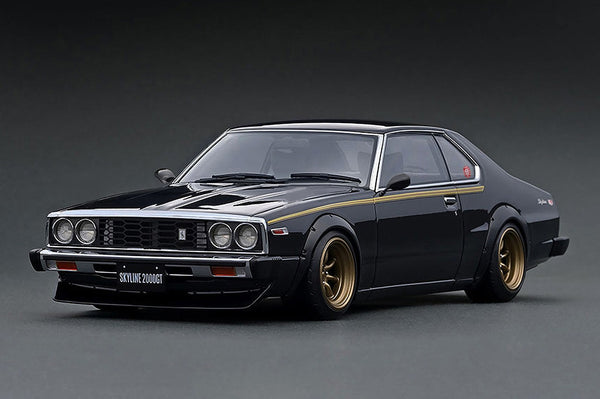 Ignition Model 1:18 Nissan Skyline 2000 GT-ES (C210) in Black