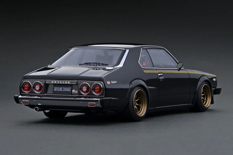 Ignition Model 1:18 Nissan Skyline 2000 GT-ES (C210) in Black