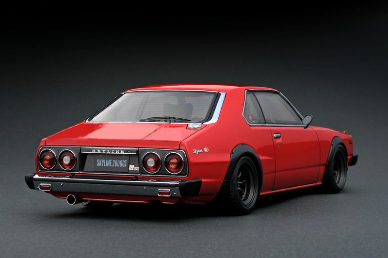 Ignition Model 1:18 Nissan Skyline 2000 GT-ES (C210) in Red