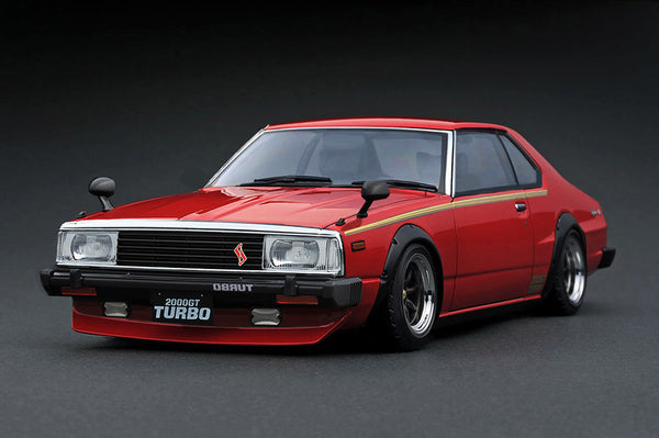 Ignition Model 1:18 Nissan Skyline 2000 Turbo GT-ES (C211) in Red