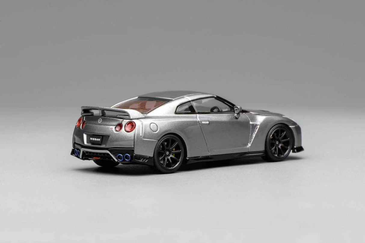 MotorHelix 1:64 Nissan GT-R (R35) Track Edition Engineered by NISMO 2020 in Dark Metal Gray