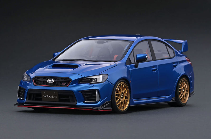 *PREORDER* Ignition Model 1:18 Subaru WRX (CBA-VAB) STI in Blue Metallic