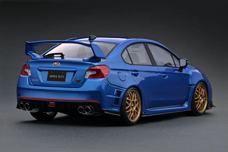 *PREORDER* Ignition Model 1:18 Subaru WRX (CBA-VAB) STI in Blue Metallic