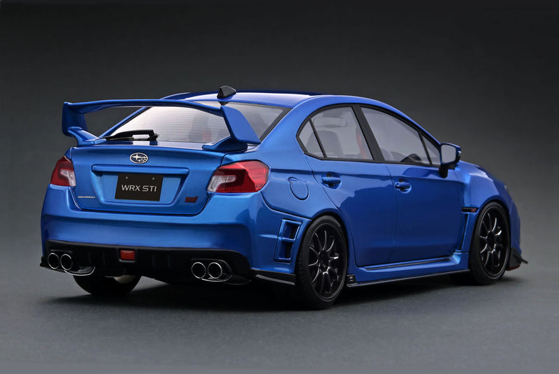 *PREORDER* Ignition Model 1:18 Subaru WRX (CBA-VAB) STI in Blue Metallic